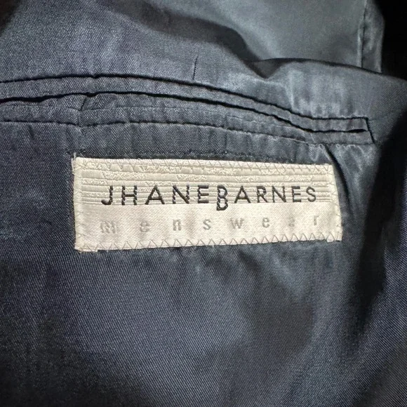 Jhane Barnes Menswear Suit‎ 42R 36 Navy Blue